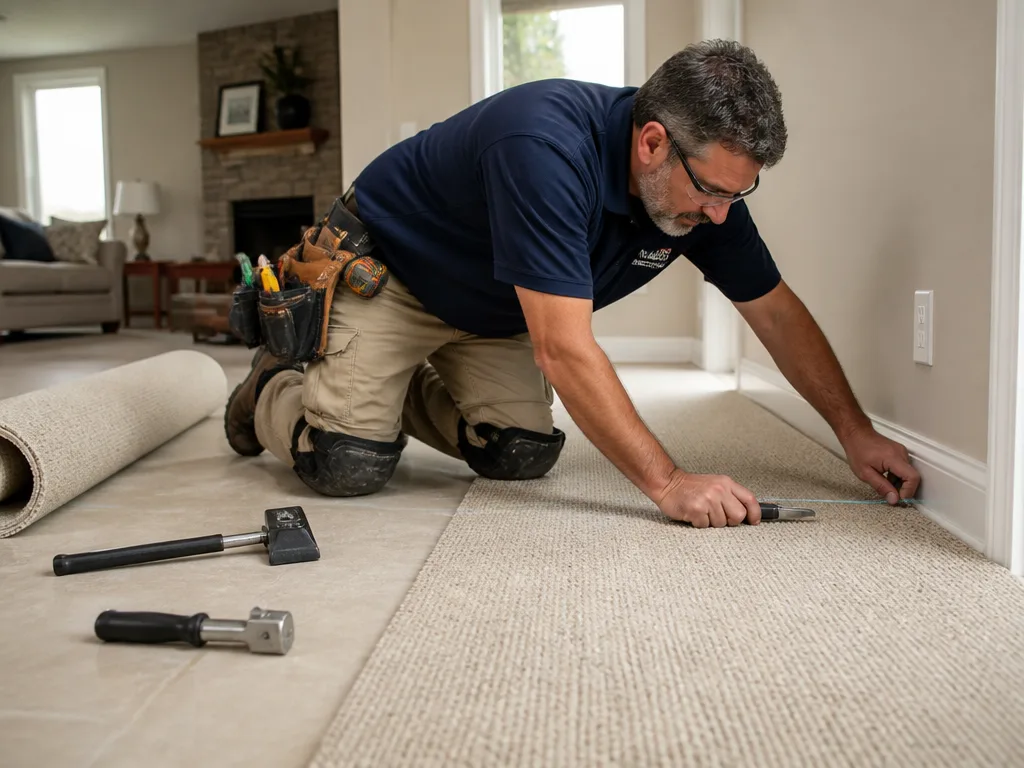 Berber Carpet Installation